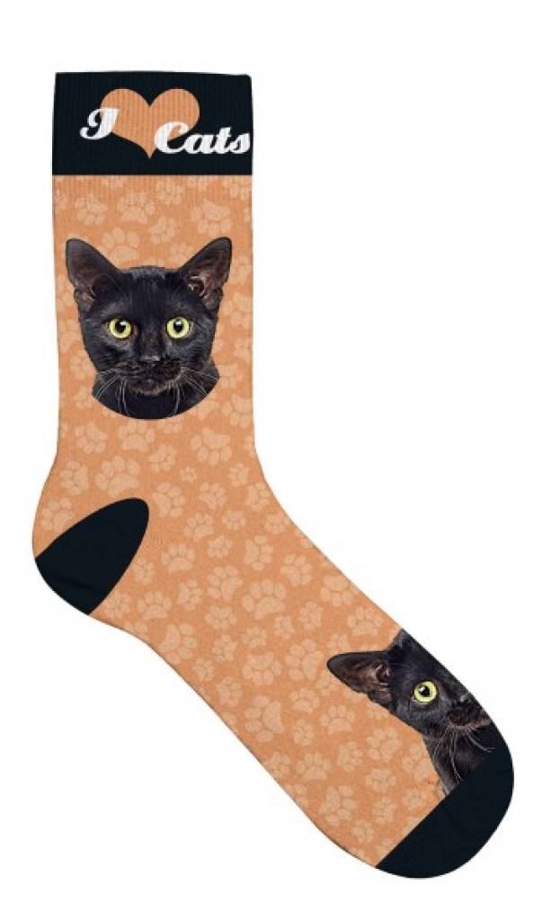 Socken "Cat Black"